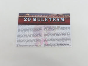S 1/67 Scale 20 Mule Team Museum Quality Plastic Model Skill Level 3 Kit