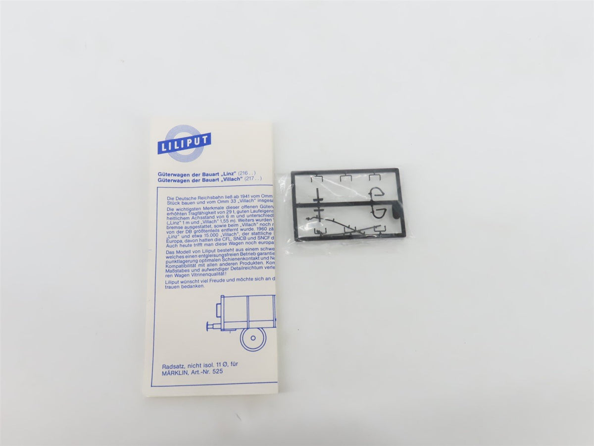 HO Scale Liliput 21603 DB German Federal Railroad Gondola (2-Pk.)