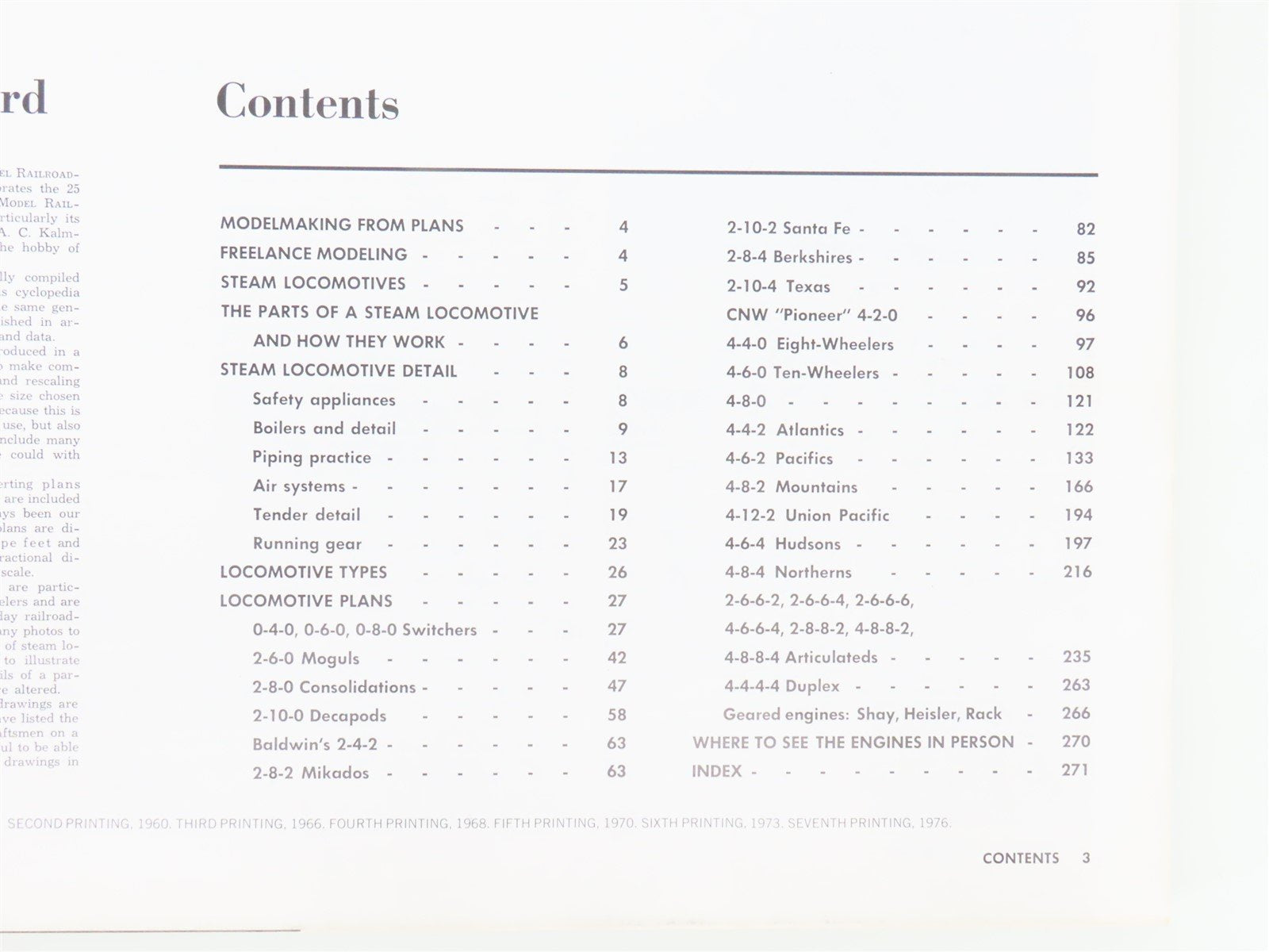 Steam Locomotives Model Railroader Cyclopedia V. 1 by L. Westcott ©1960 HC Book