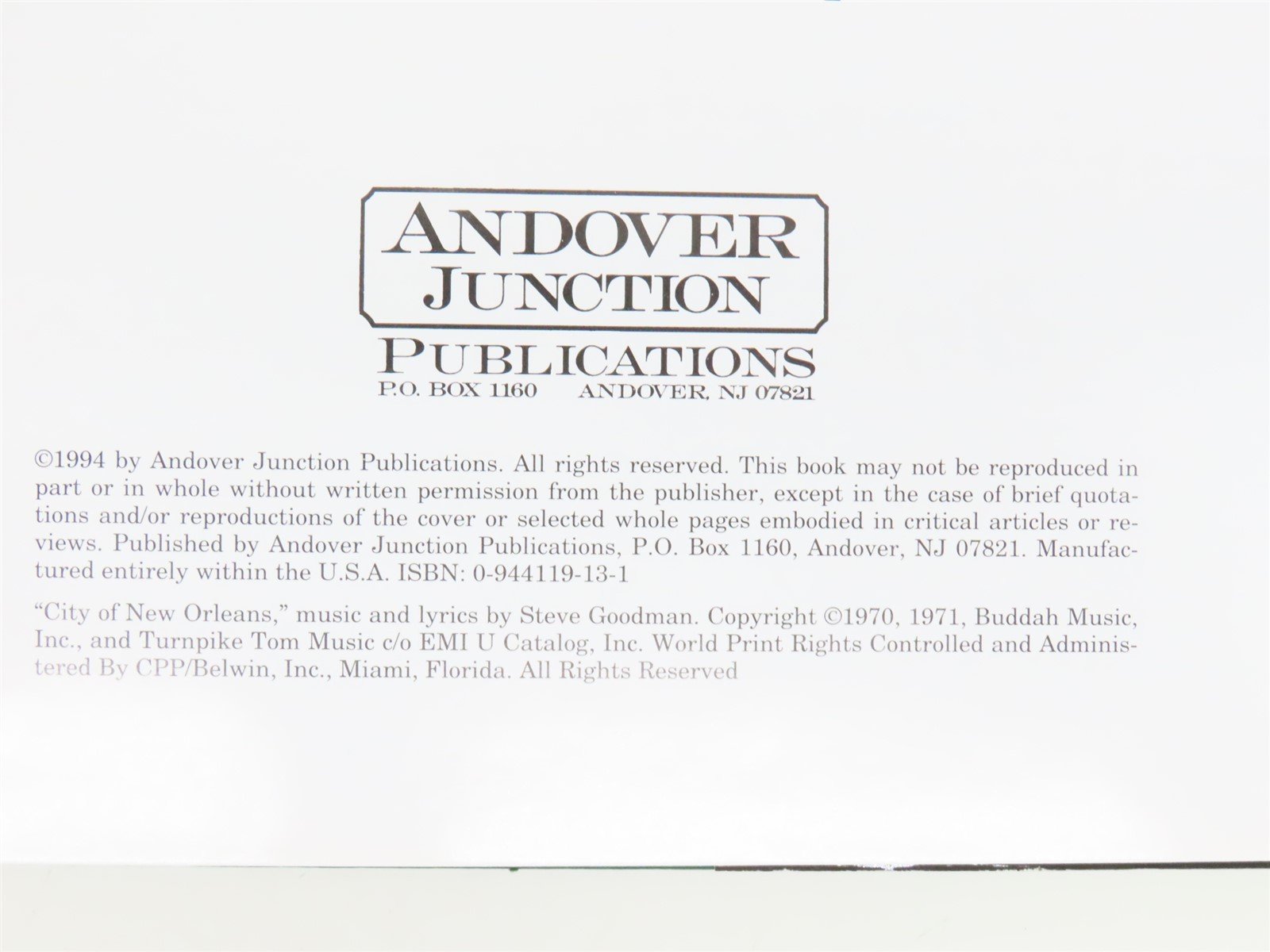 Illinois Central Monday Mornin' Rails by Jim Boyd ©1994 HC Book