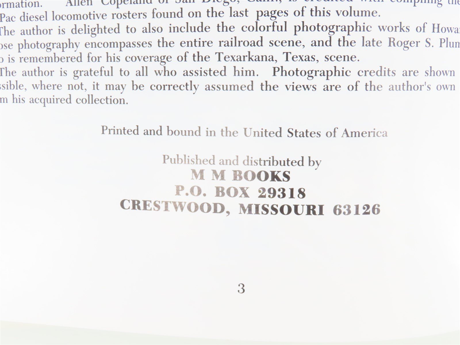 The Missouri Pacific Lines in Color by Joe G. Collias ©1993 HC Book