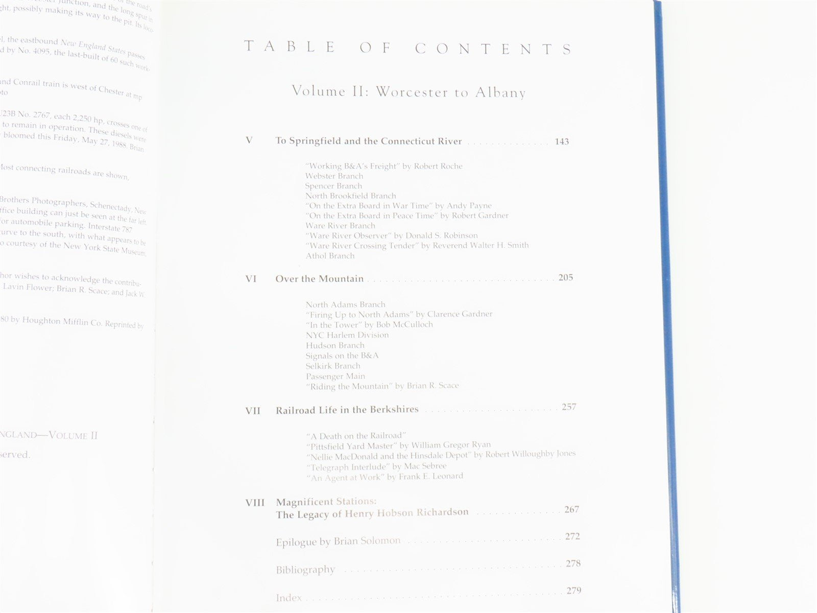 Boston and Albany New York Central in New England Vol 2 by Robert W. Jones ©1997