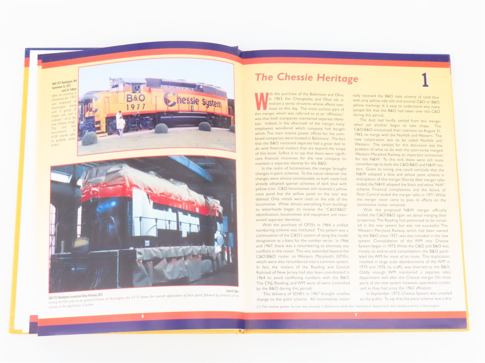 Chessie System Diesel Locomotives by Jerry Doyle ©1999 HC Book