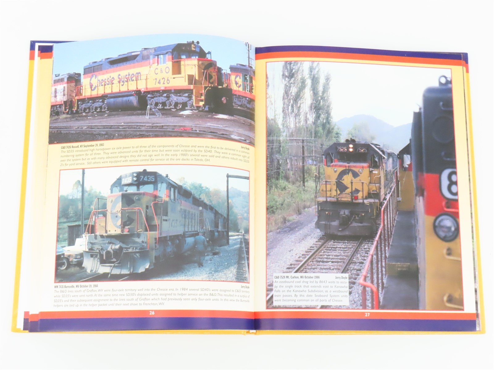 Chessie System Diesel Locomotives by Jerry Doyle ©1999 HC Book