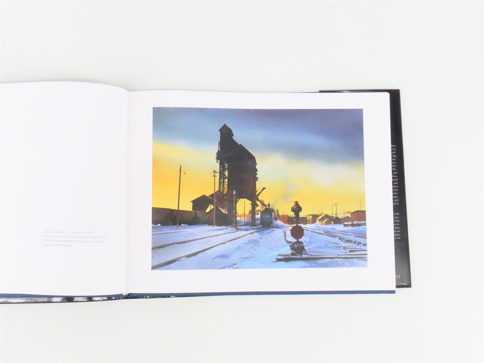 In the Traces Railroad Paintings of Ted Rose by Ted Rose ©2000 HC Book