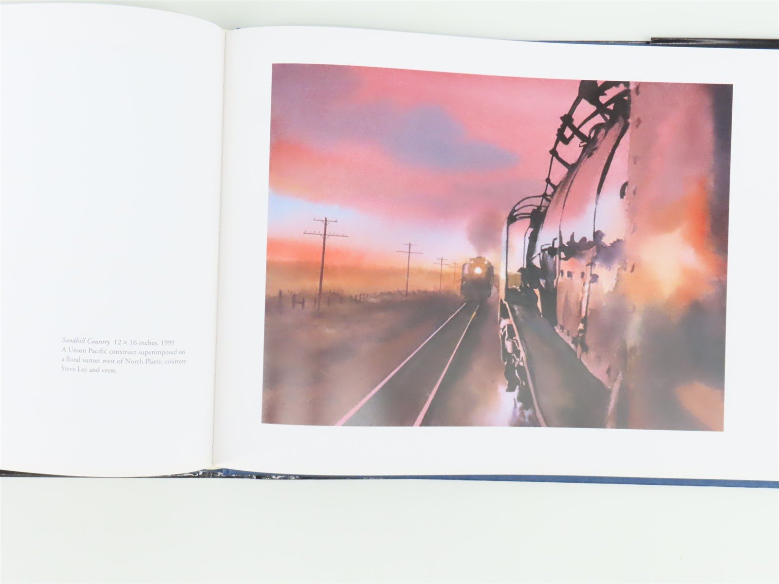 In the Traces Railroad Paintings of Ted Rose by Ted Rose ©2000 HC Book
