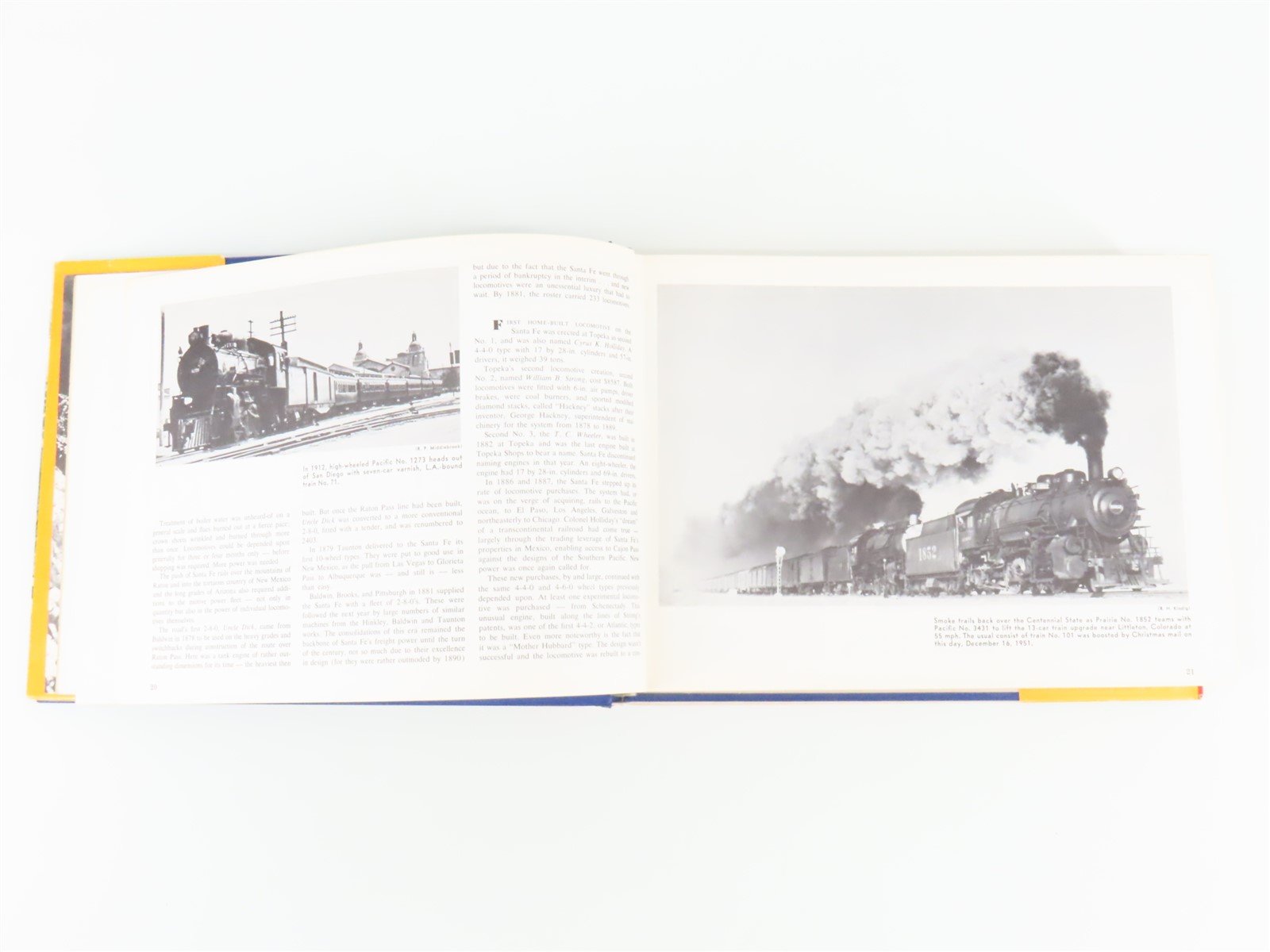 Iron Horses of the Santa Fe Trail by E.D. Worley ©1965