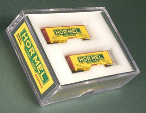 Z Scale FULL THROTTLE FTB9203-1 URT Hormel 34' Woodside Reefers Set #1