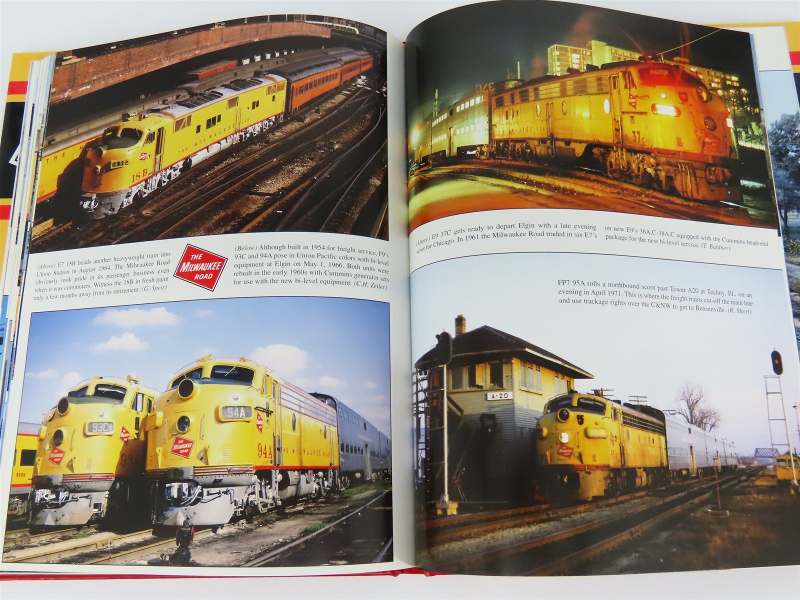 Morning Sun Books: The Milwaukee Road In Color V. 1 The East End by Raia ©1995