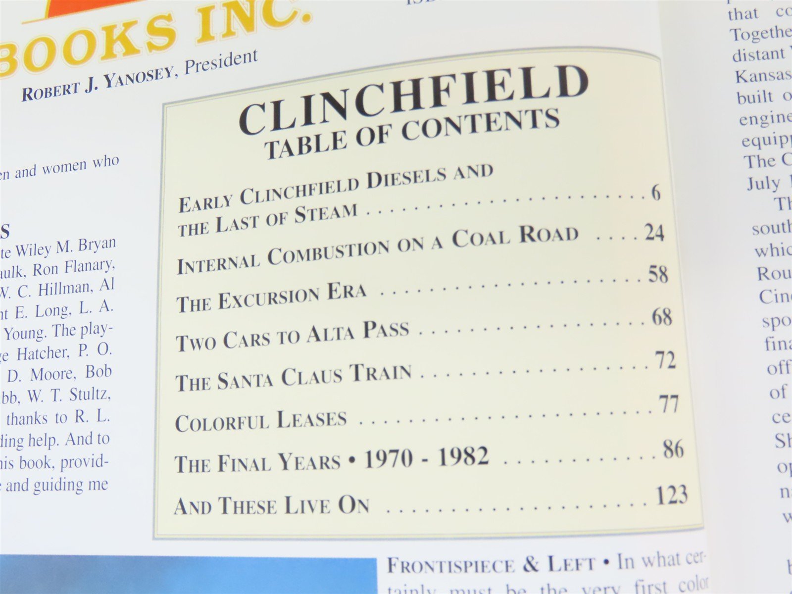 Morning Sun Books: Clinchfield In Color by C.K. Marsh, Jr. ©2004 HC Book