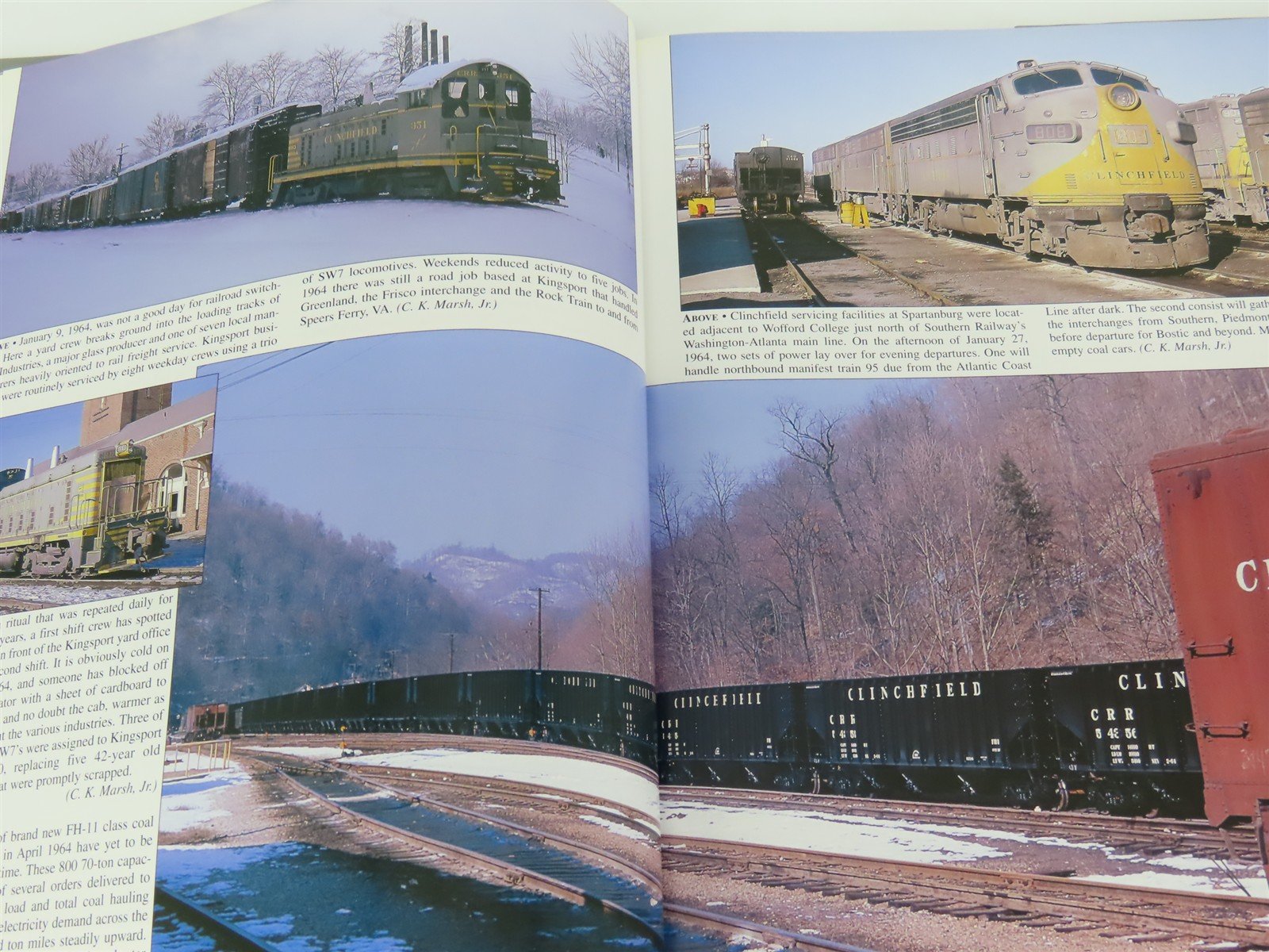 Morning Sun Books: Clinchfield In Color by C.K. Marsh, Jr. ©2004 HC Book