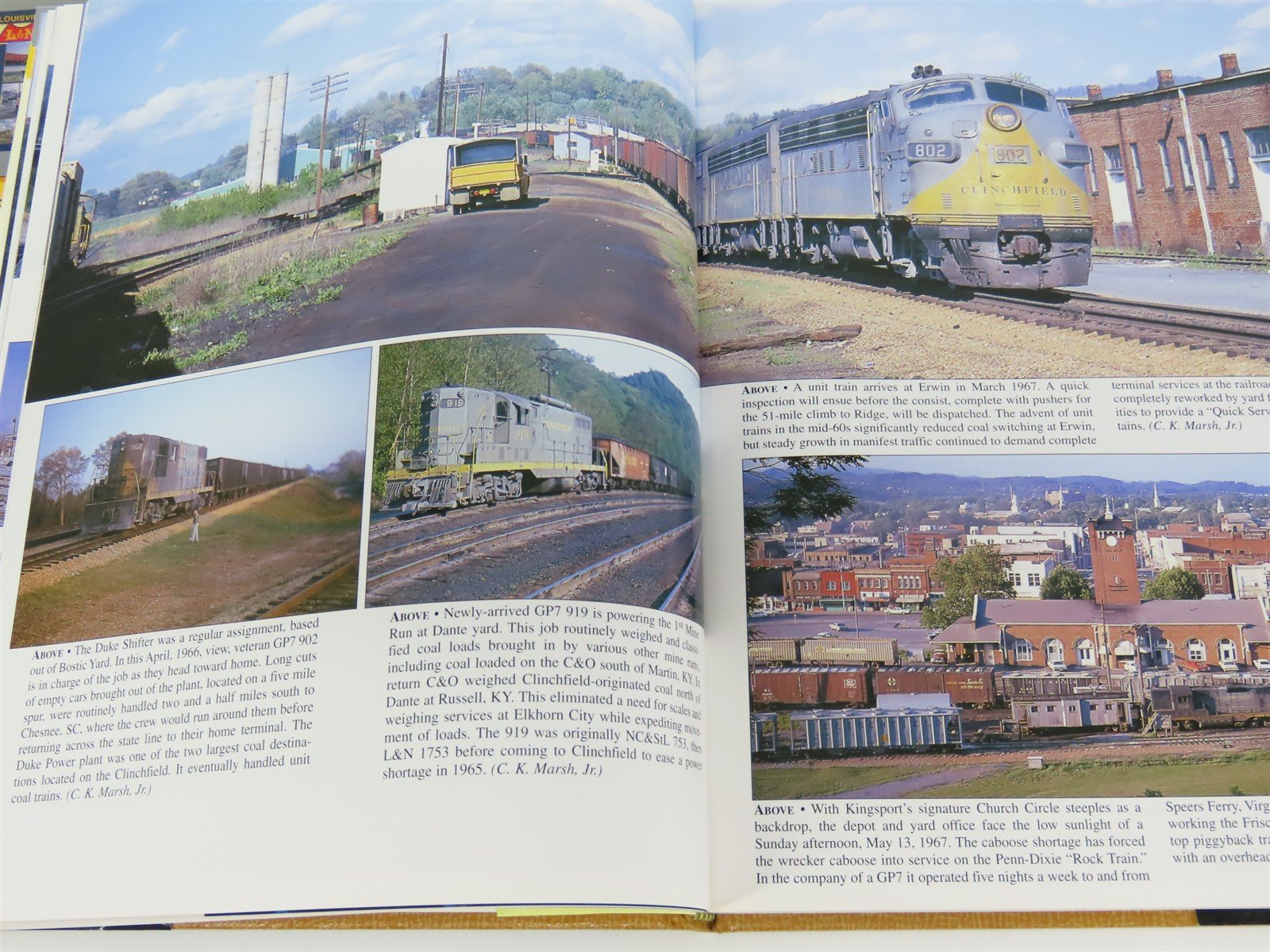 Morning Sun Books: Clinchfield In Color by C.K. Marsh, Jr. ©2004 HC Book