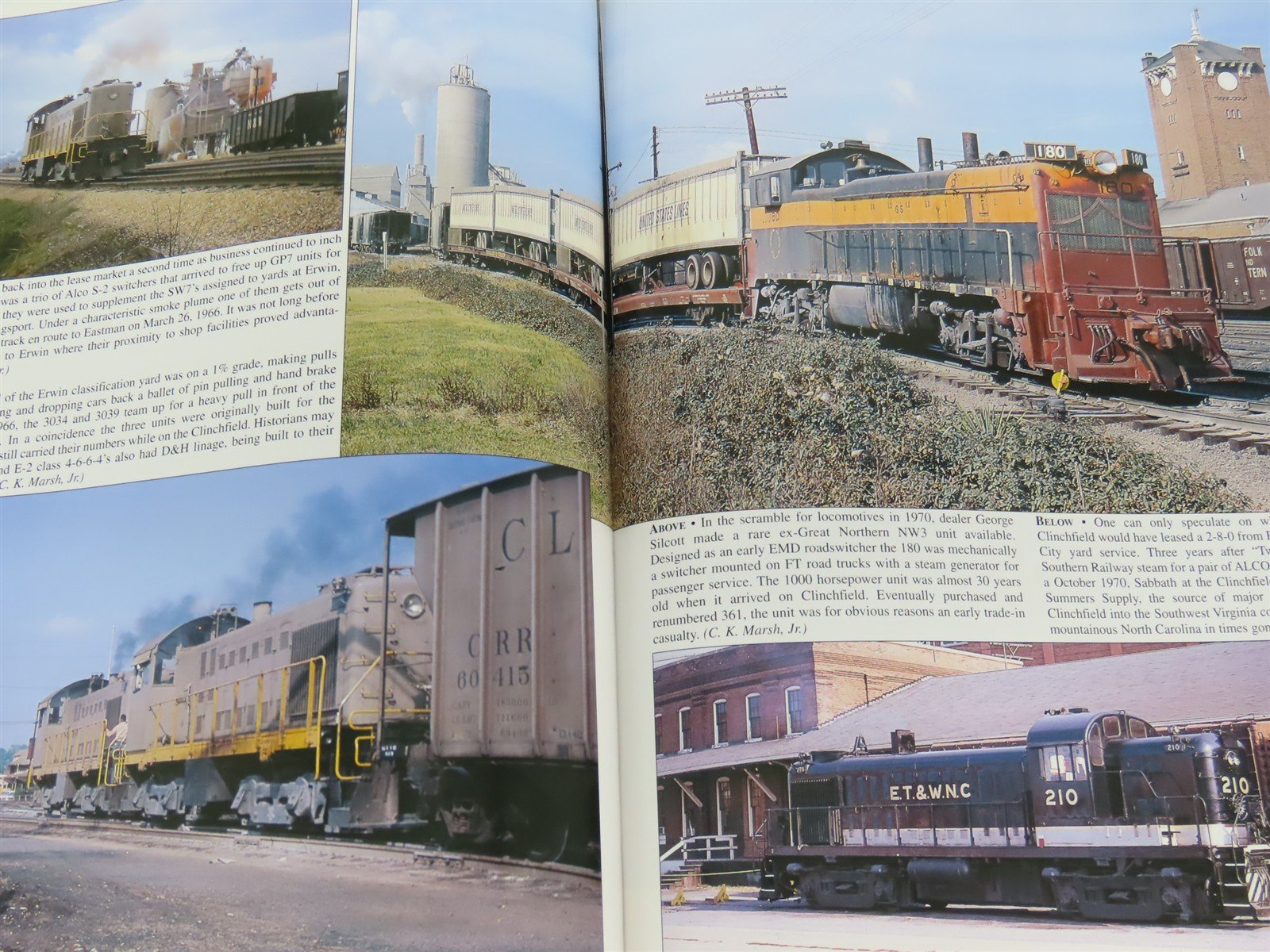 Morning Sun Books: Clinchfield In Color by C.K. Marsh, Jr. ©2004 HC Book