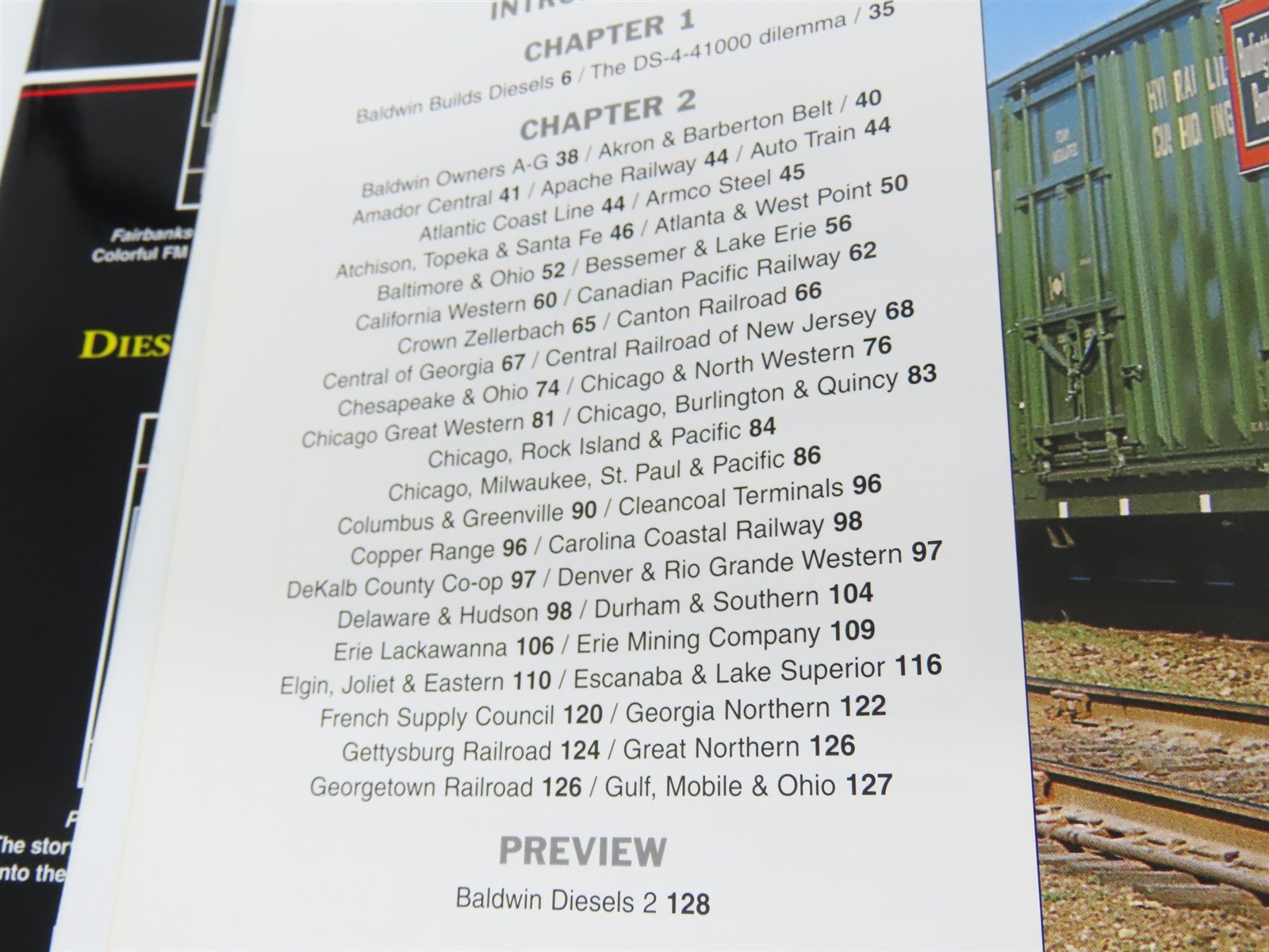 Morning Sun: Baldwin Diesels-1 In Color Baldwin Owners A-G by Jim Boyd ©2002