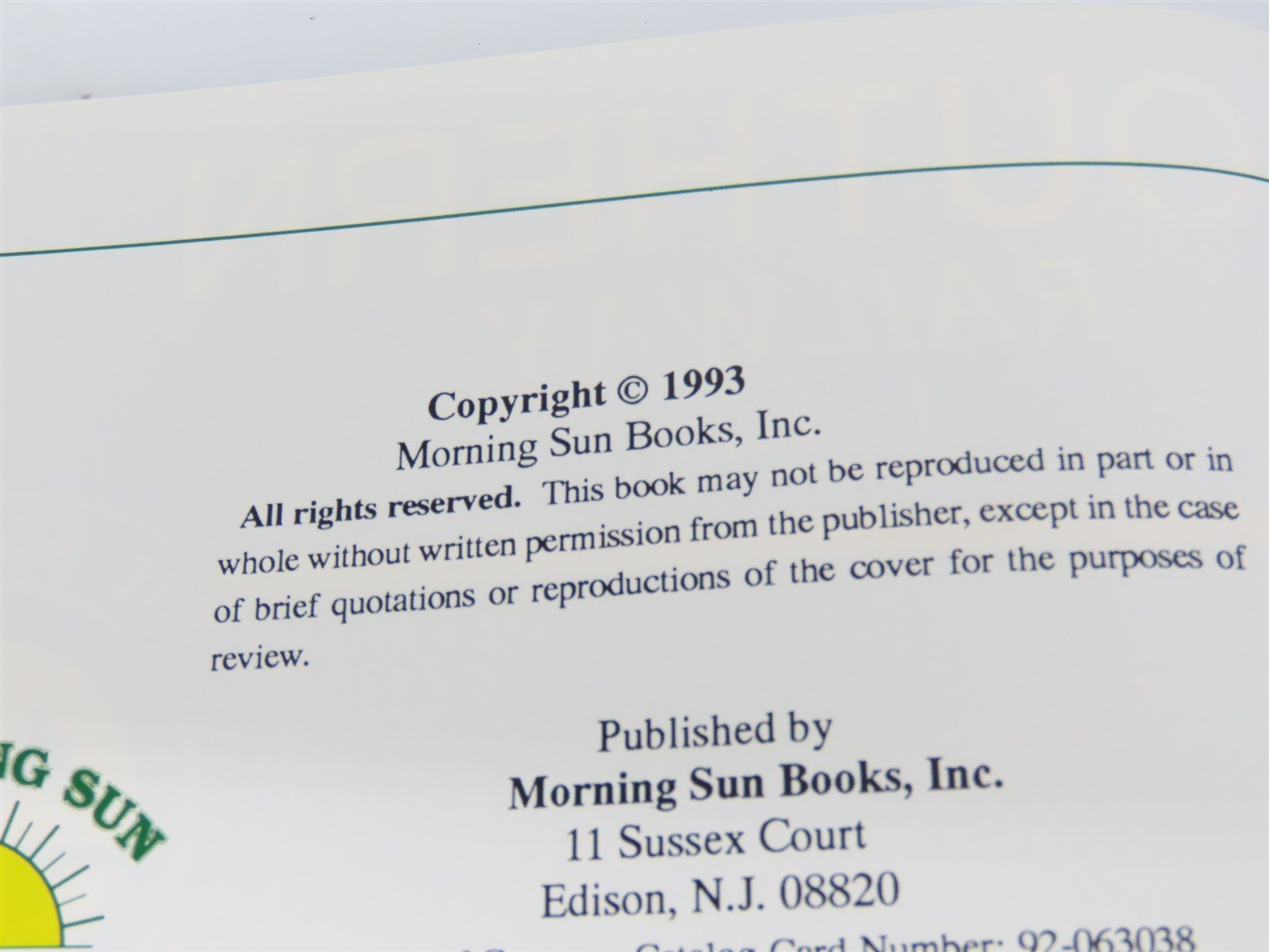 Morning Sun Books: Southern Railway In Color by Cheney & Sweetland ©1993 HC Book