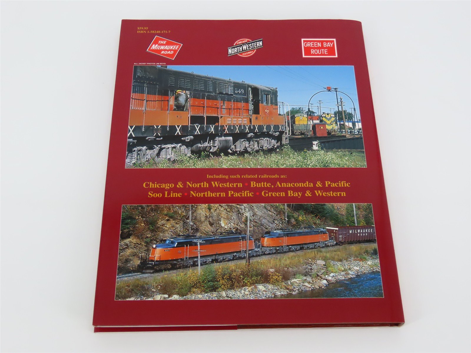 Morning Sun Books: MILW Trackside Milwaukee Road West w/ Jim Boyd ©2006 HC Book