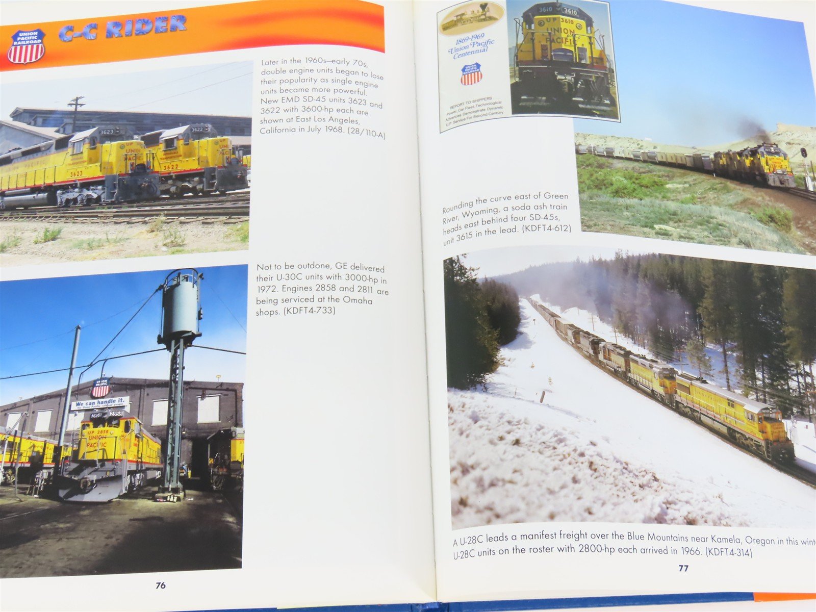 Morning Sun Books: Union Pacific Official Color Photography Book II ©1999