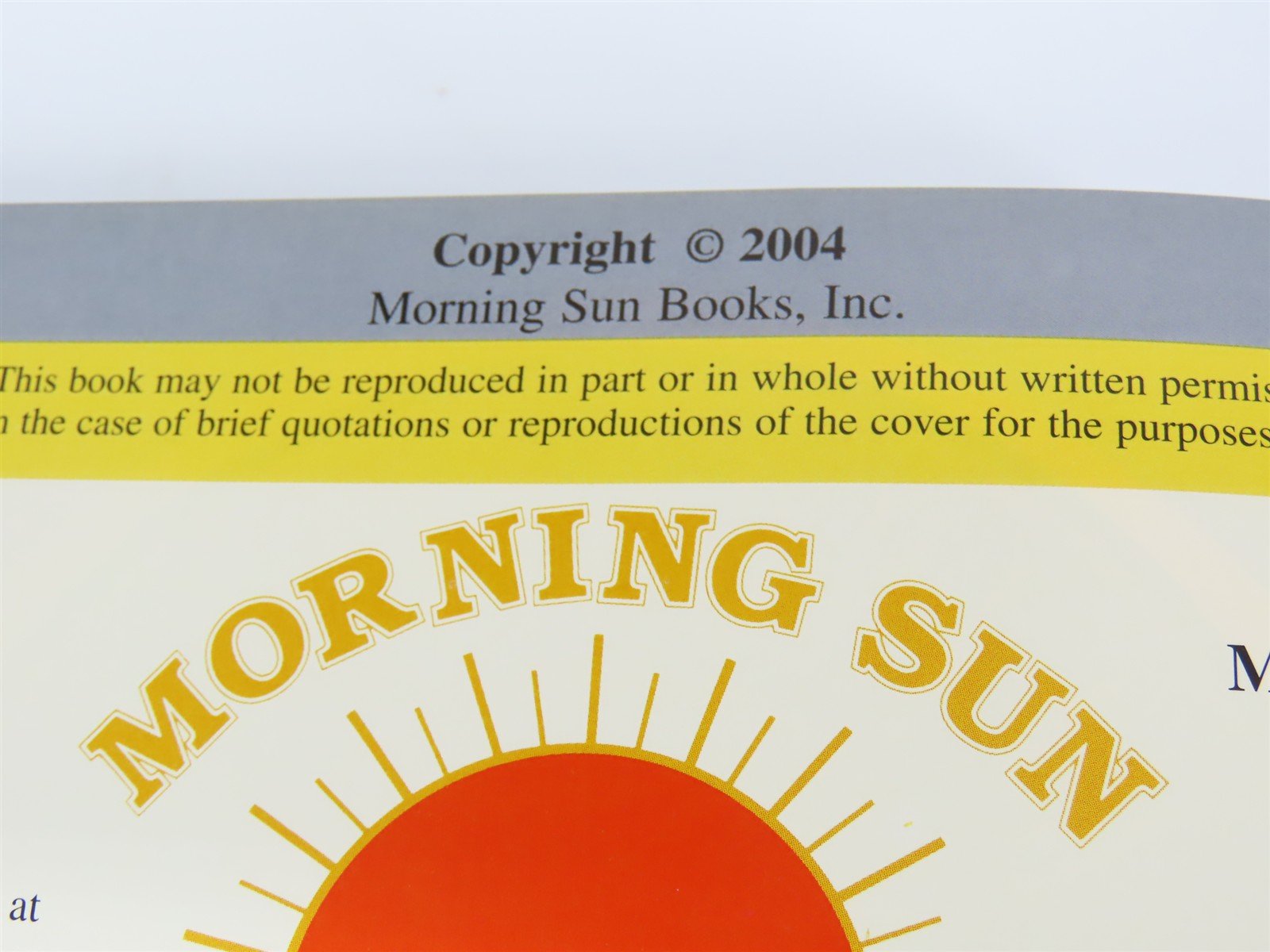 Morning Sun Books: Clinchfield In Color by C.K. Marsh, Jr. ©2004 HC Book