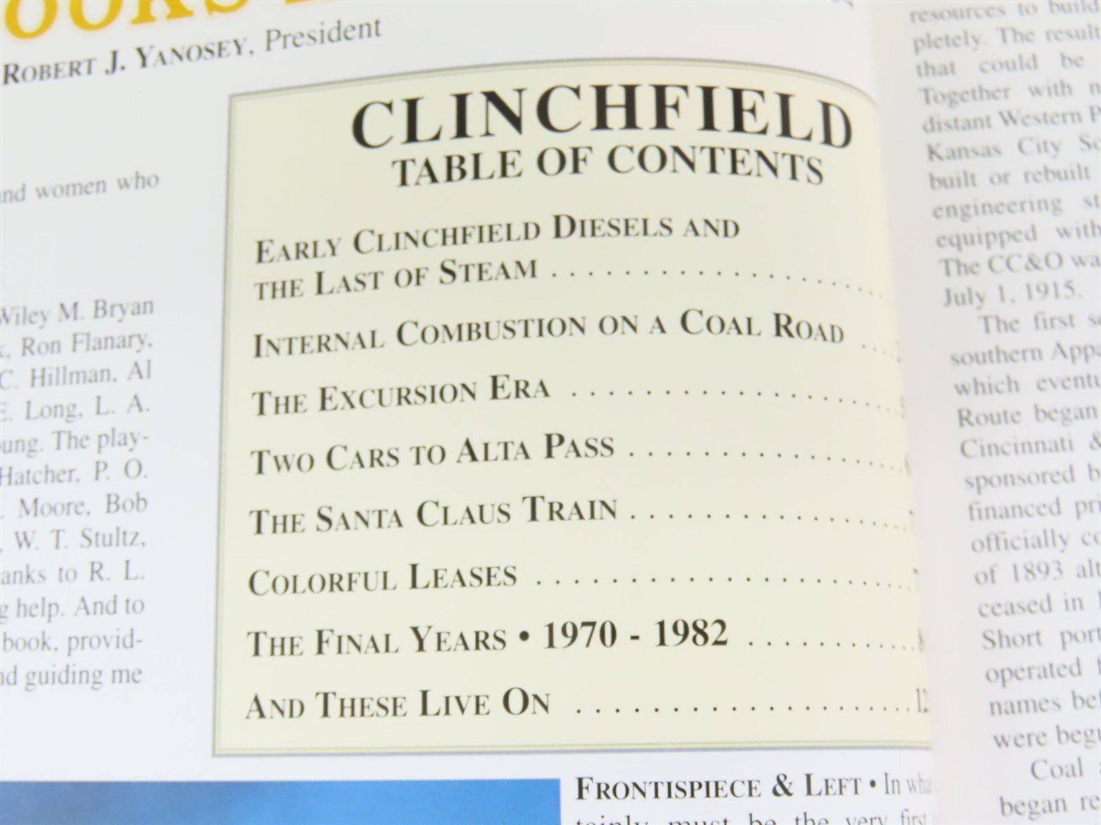 Morning Sun Books: Clinchfield In Color by C.K. Marsh, Jr. ©2004 HC Book