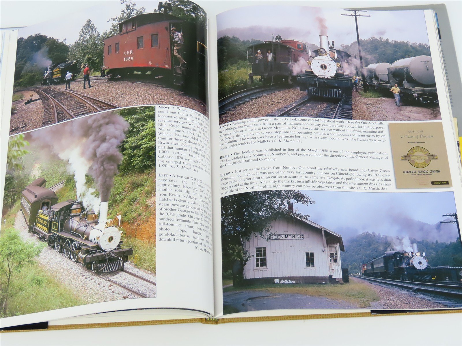 Morning Sun Books: Clinchfield In Color by C.K. Marsh, Jr. ©2004 HC Book