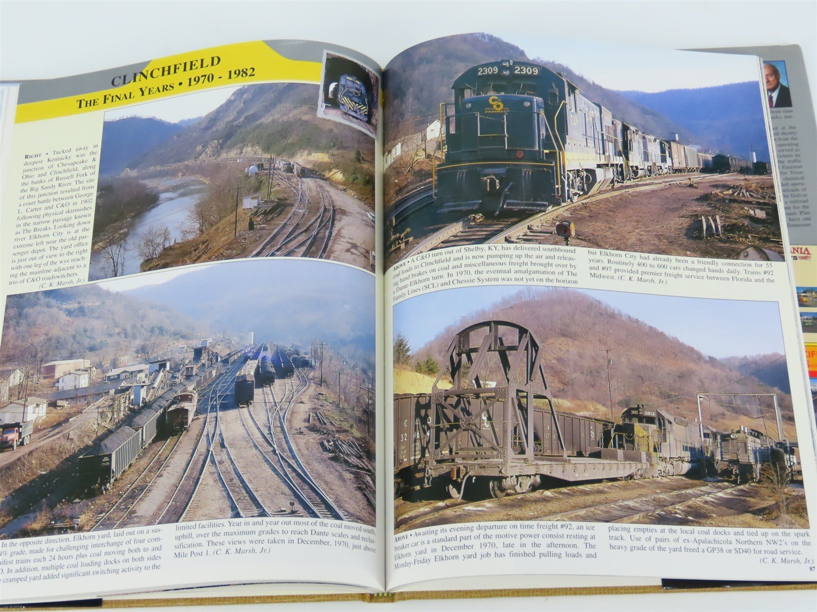 Morning Sun Books: Clinchfield In Color by C.K. Marsh, Jr. ©2004 HC Book