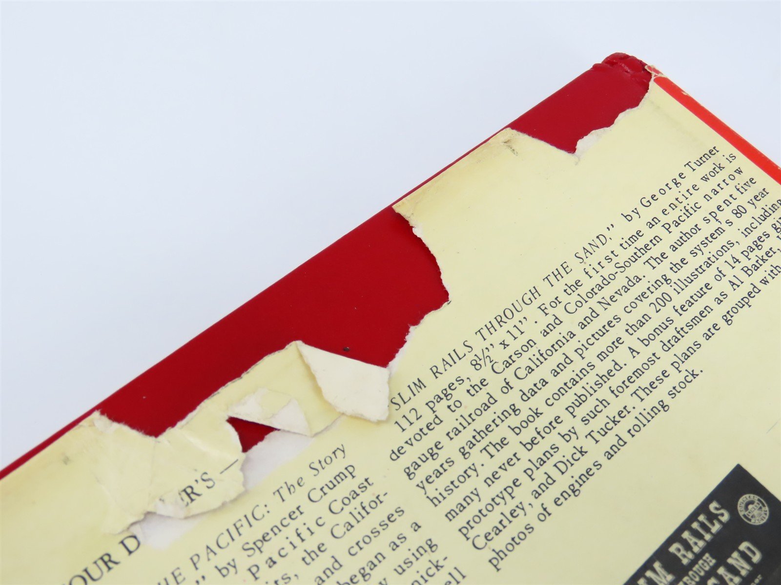 Slim Rails Through The Sand by George Turner ©1964 HC Book