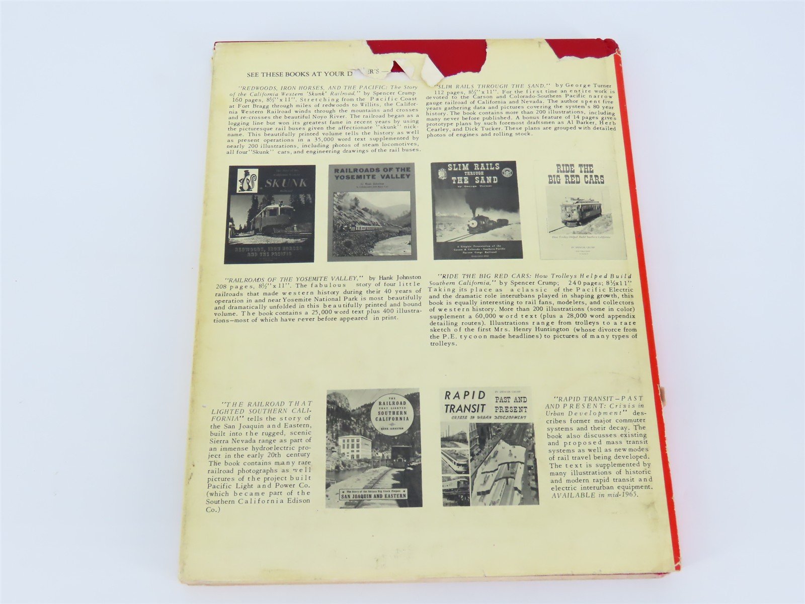 Slim Rails Through The Sand by George Turner ©1964 HC Book