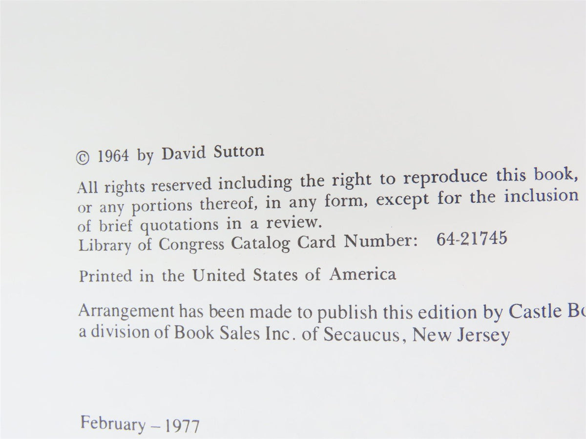 The Complete Book of Model Railroading by David Sutton ©1977 HC Book