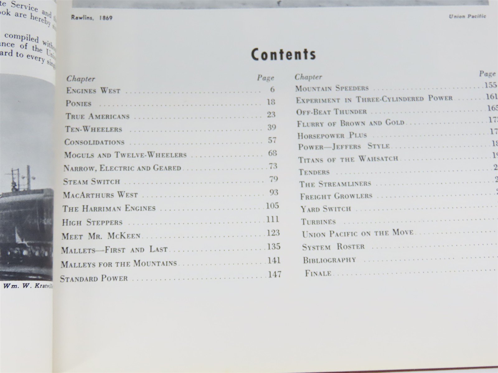 Motive Power of the Union Pacific by Kratville & Ranks ©1977 HC Book