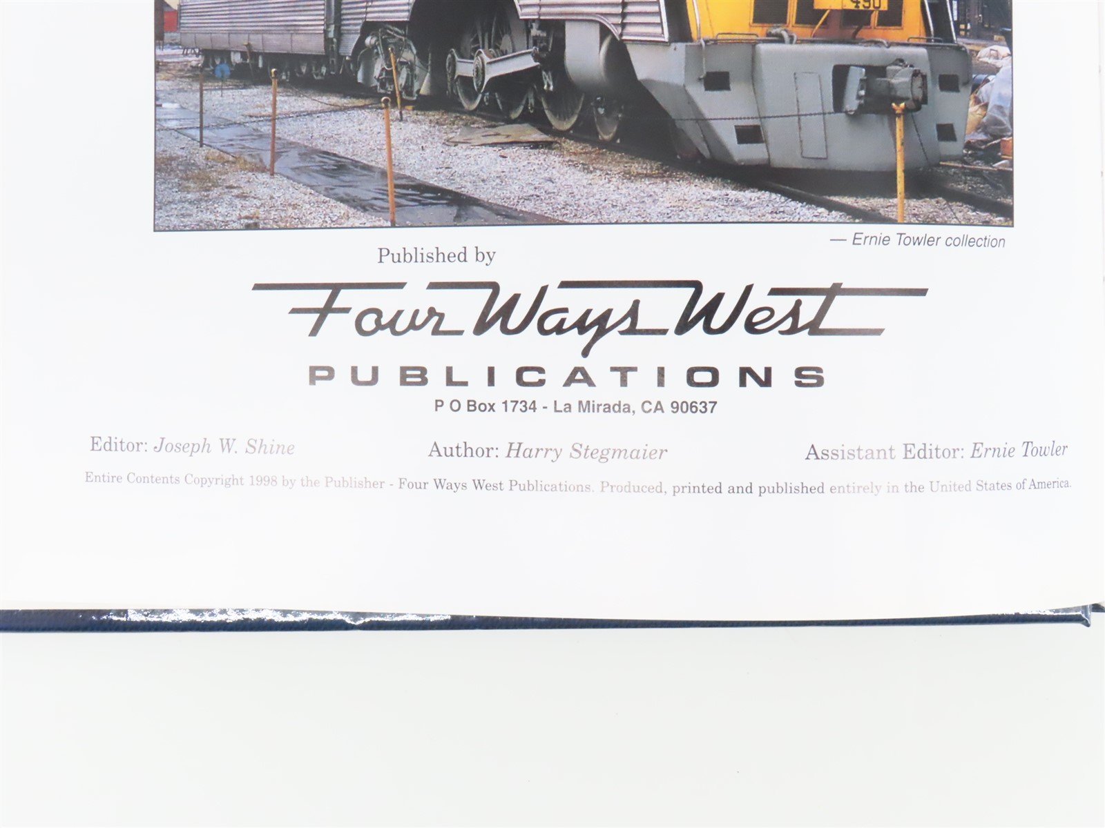 Chesapeake & Ohio Color Pictorial Volume One by Harry Stegmaier ©1998 HC Book