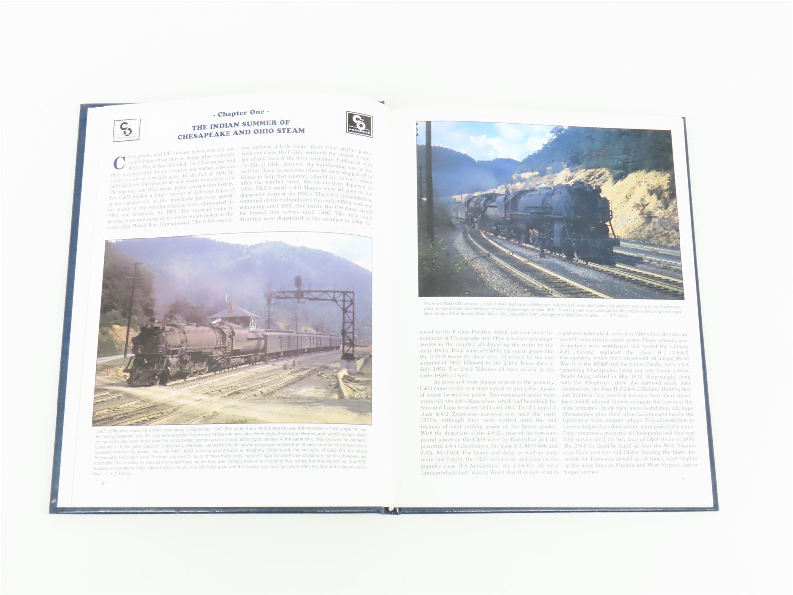 Chesapeake & Ohio Color Pictorial Volume One by Harry Stegmaier ©1998 HC Book