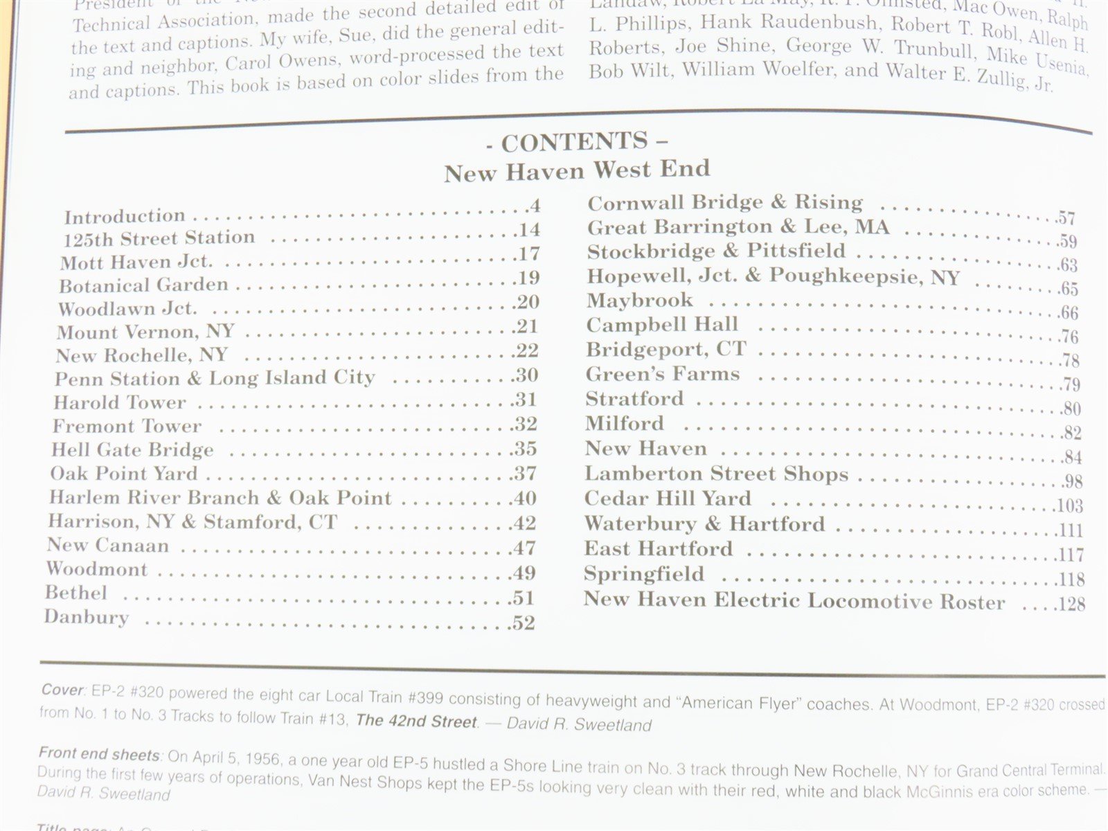 New Haven Color Pictorial Volume One The West End by David R. Sweetland ©2001
