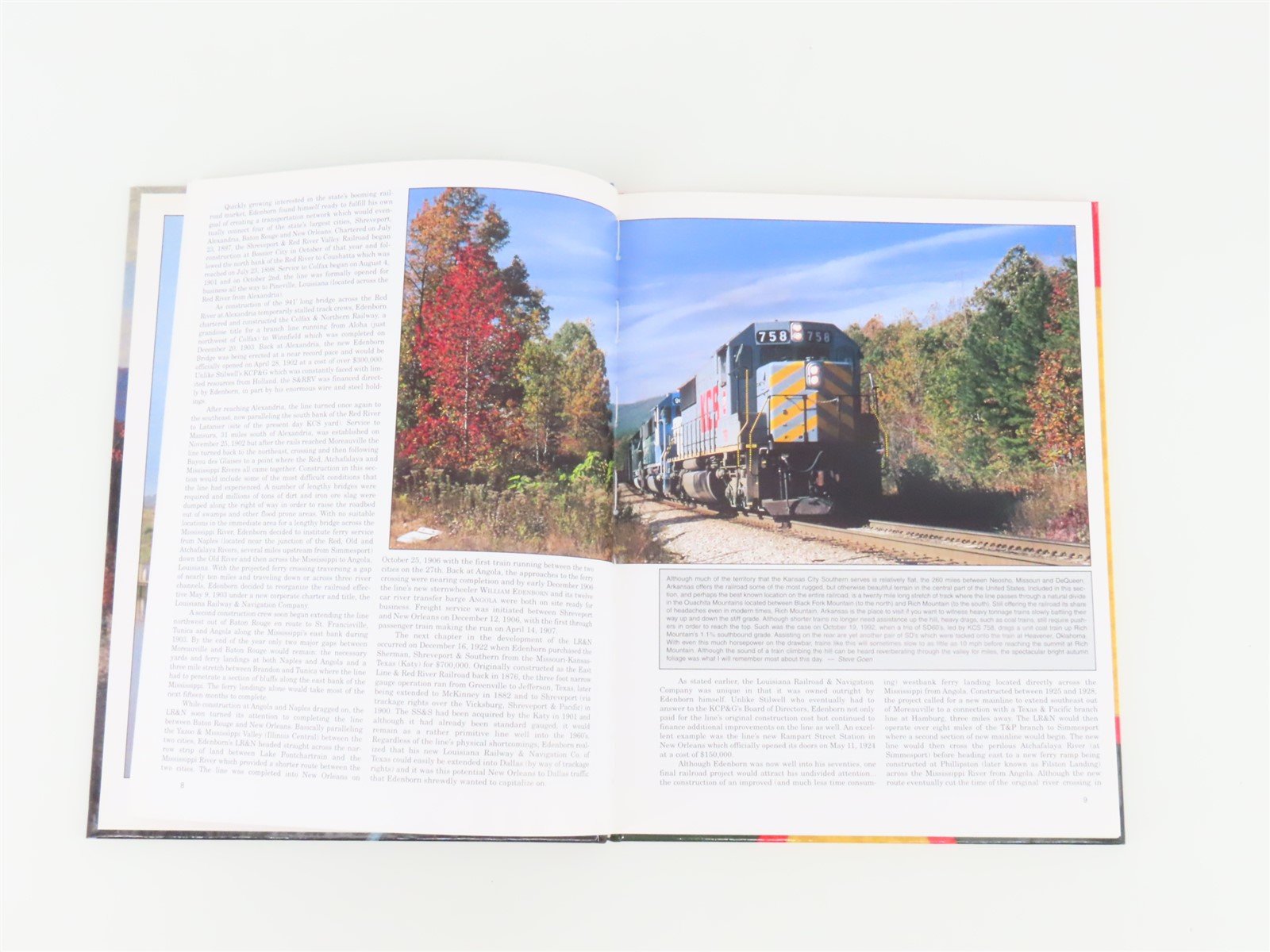 Kansas City Southern Color Pictorial by Steve Allen Goen ©1999 HC Book