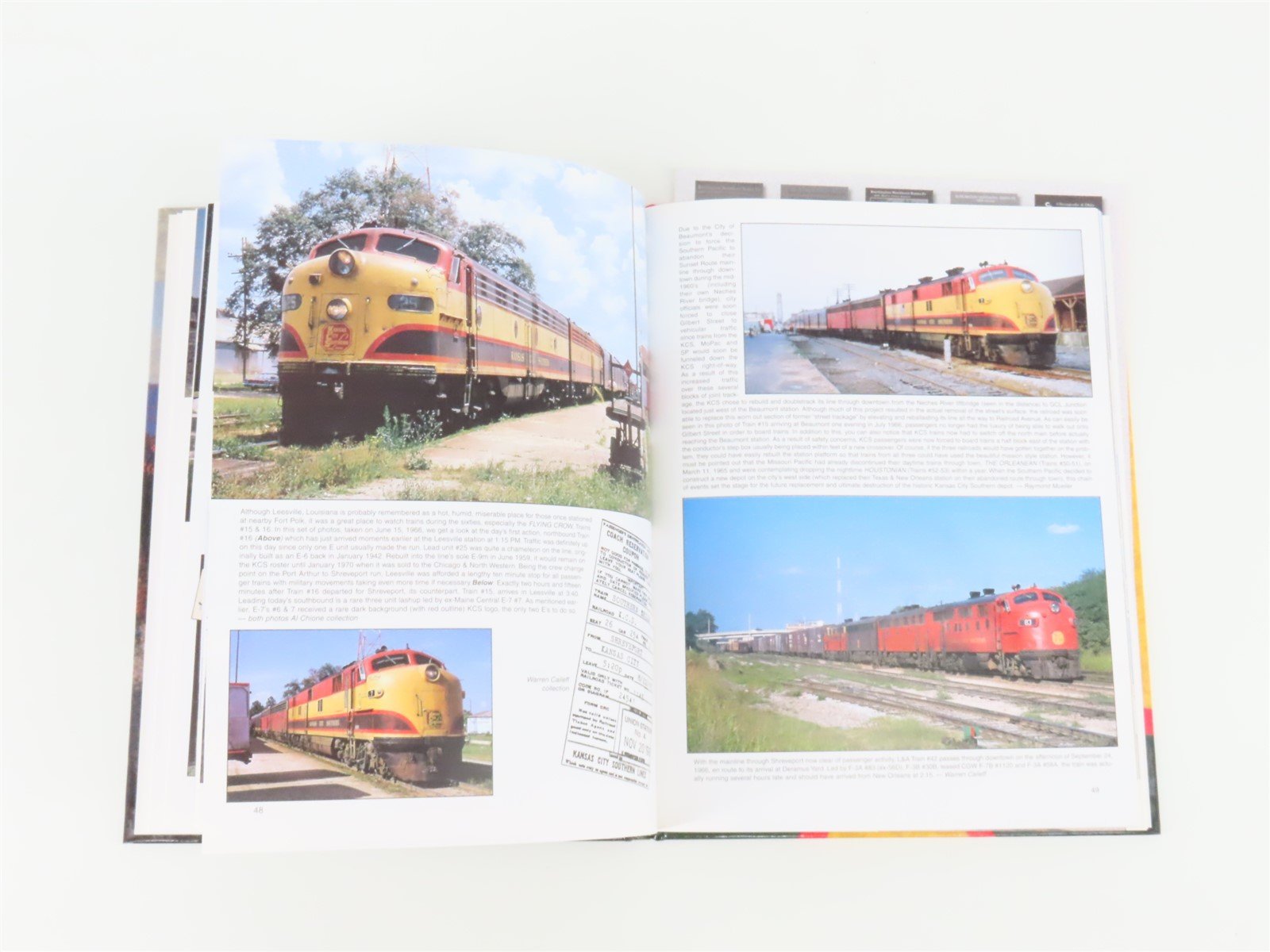 Kansas City Southern Color Pictorial by Steve Allen Goen ©1999 HC Book