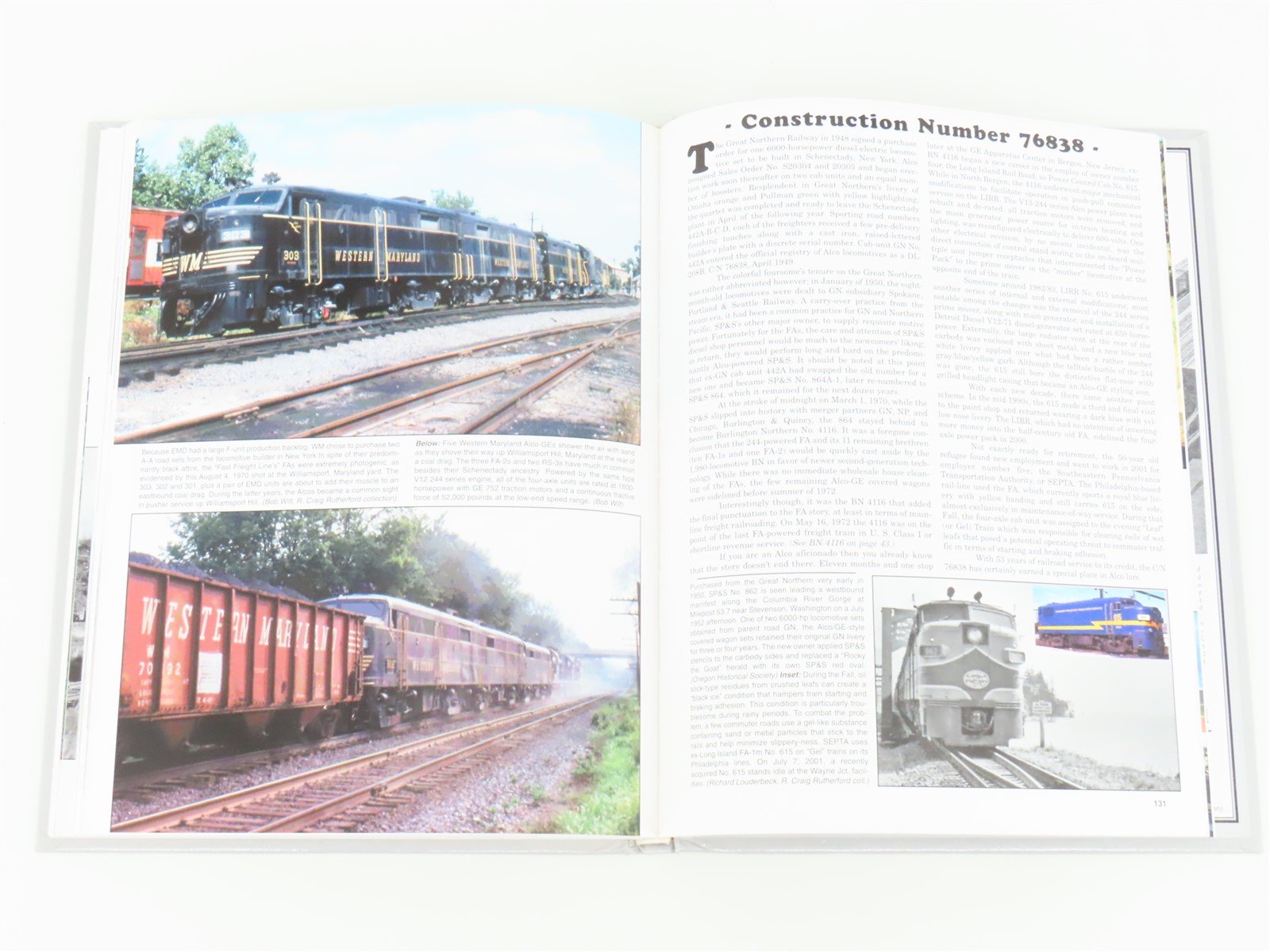 Alco's FA Running in the Shadow by R. Craig Rutherford ©2005 HC Book