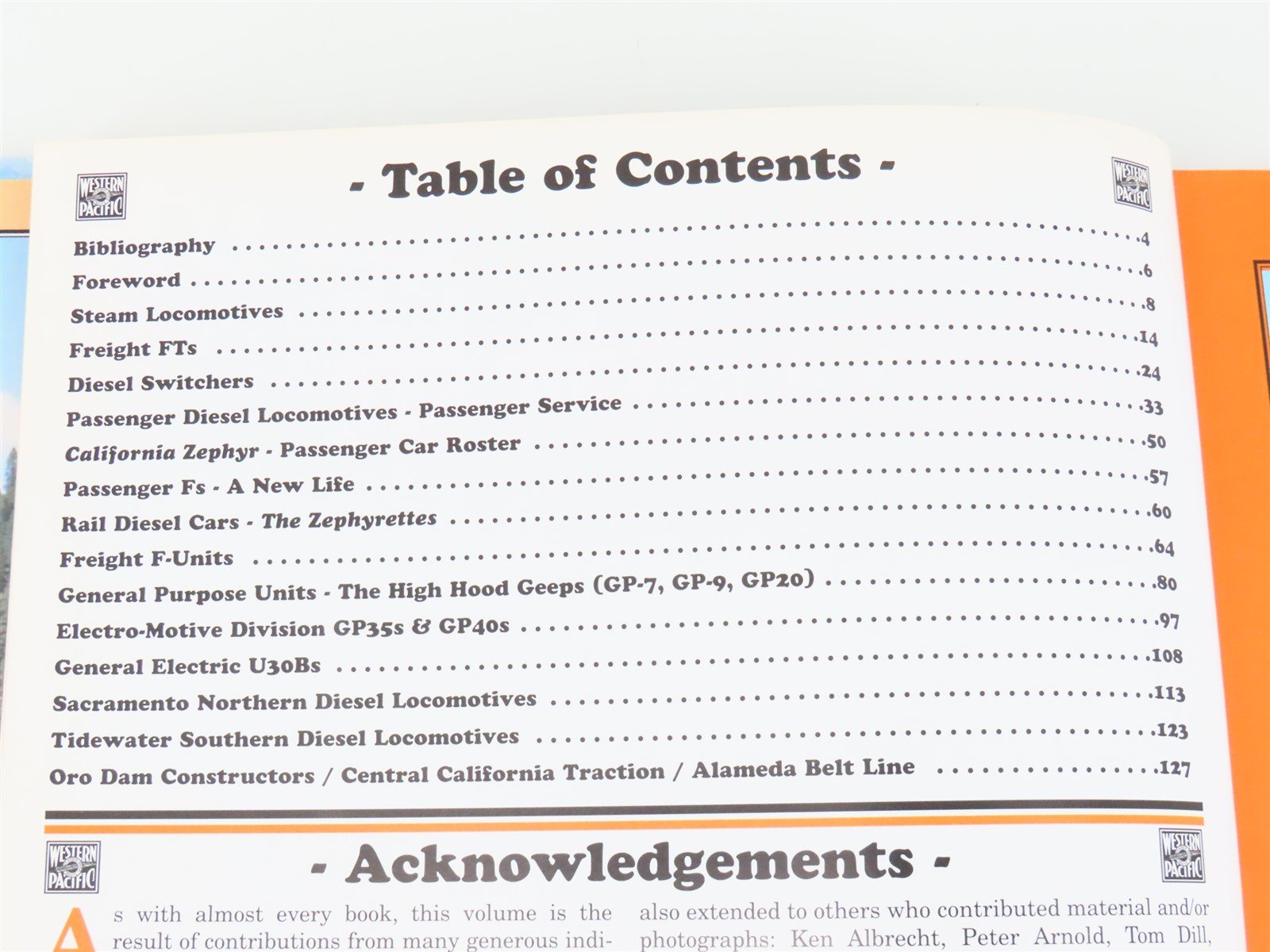 Western Pacific Color Pictorial Volume One by Adam Clegg ©2001 HC Book