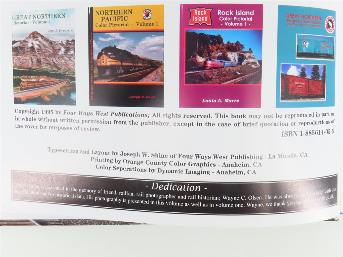 Northern Pacific Color Pictorial Volume 2 by Joseph W. Shine ©1995 HC Book