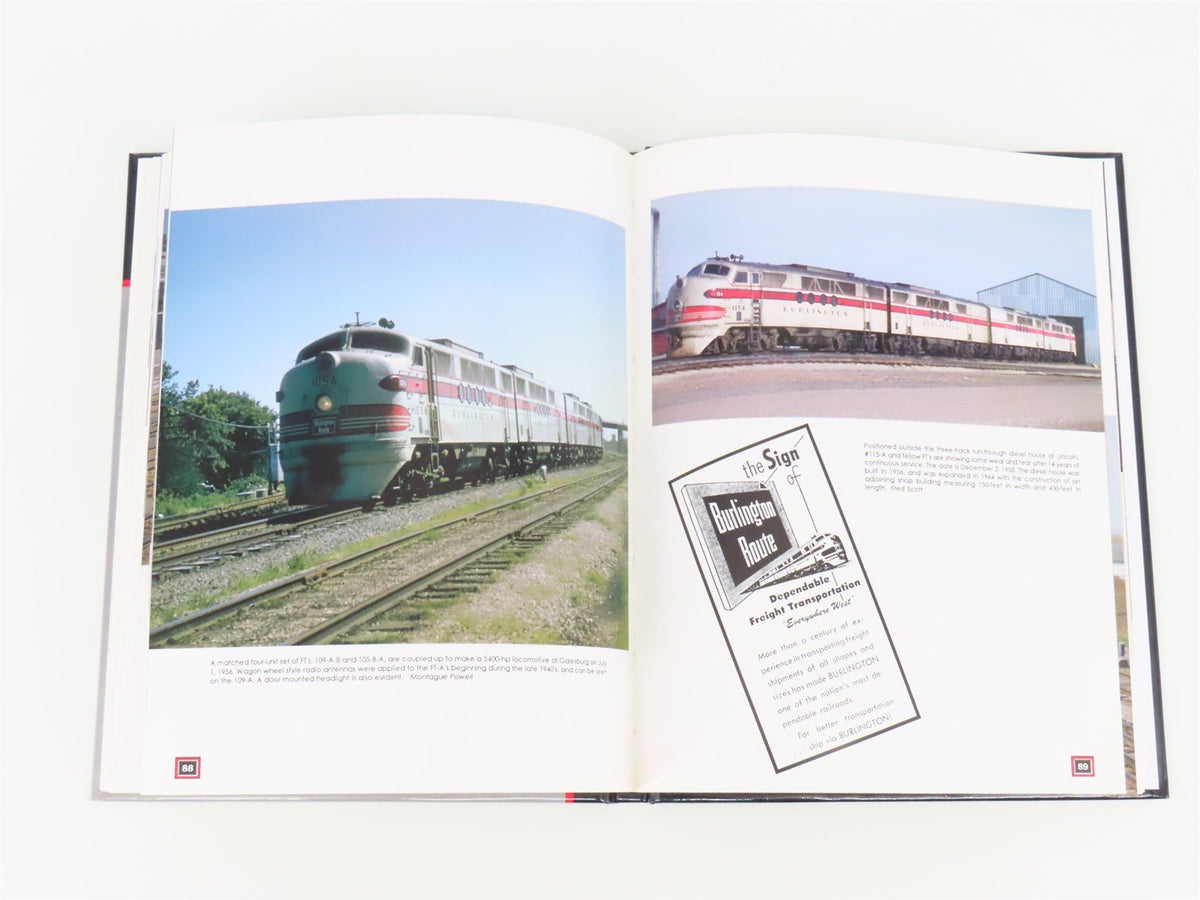 Burlington Route Color Pictorial Volume 1 by Alfred J.J. Holck ©1994 HC Book