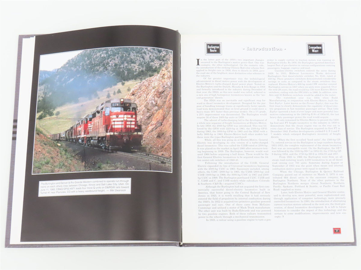 Burlington Route Color Pictorial Volume 2 by Alfred J.J. Holck ©1994 HC Book