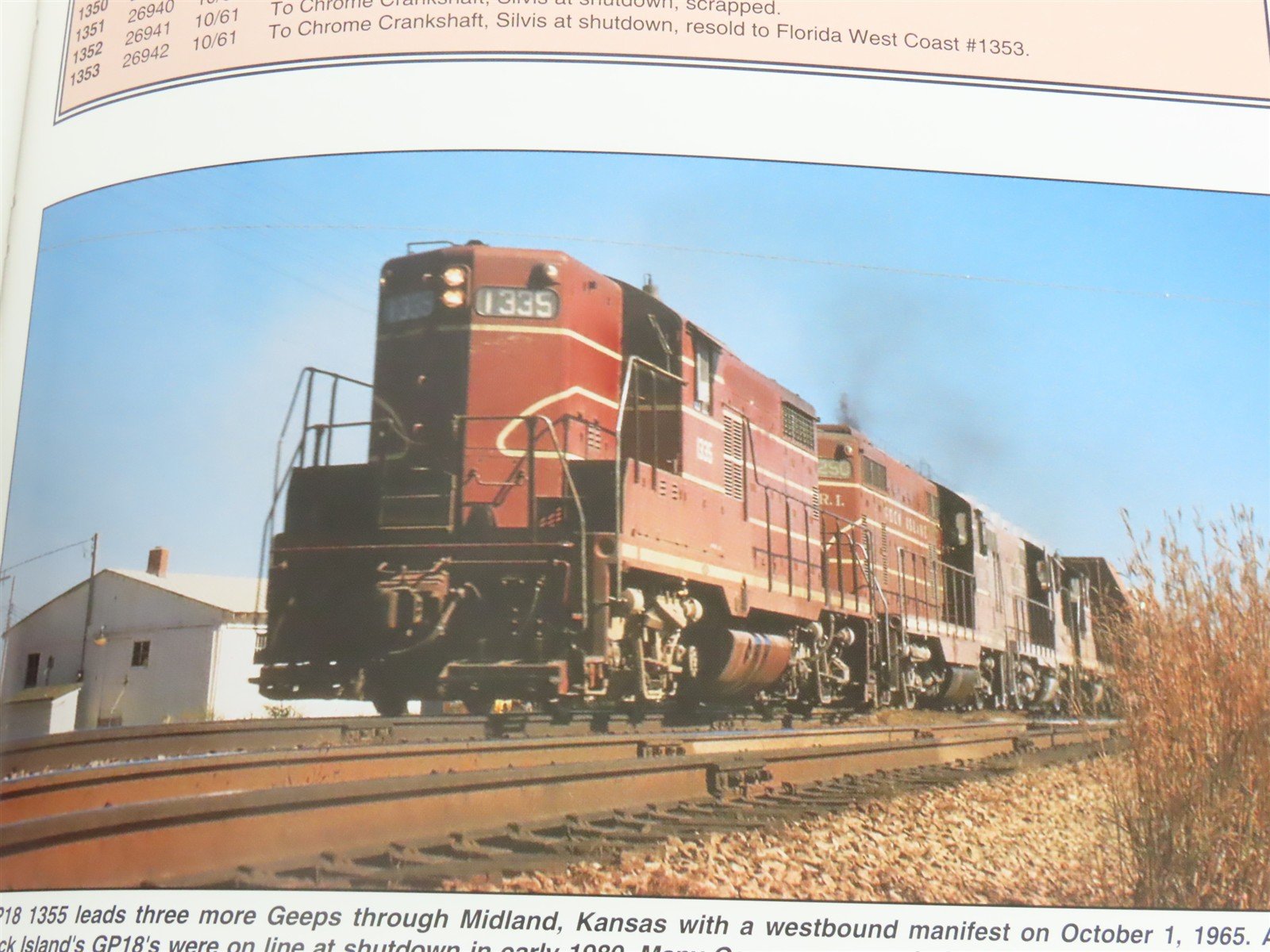 Rock Island Color Pictorial Volume 2 by Louis A. Marre ©1996 HC Book