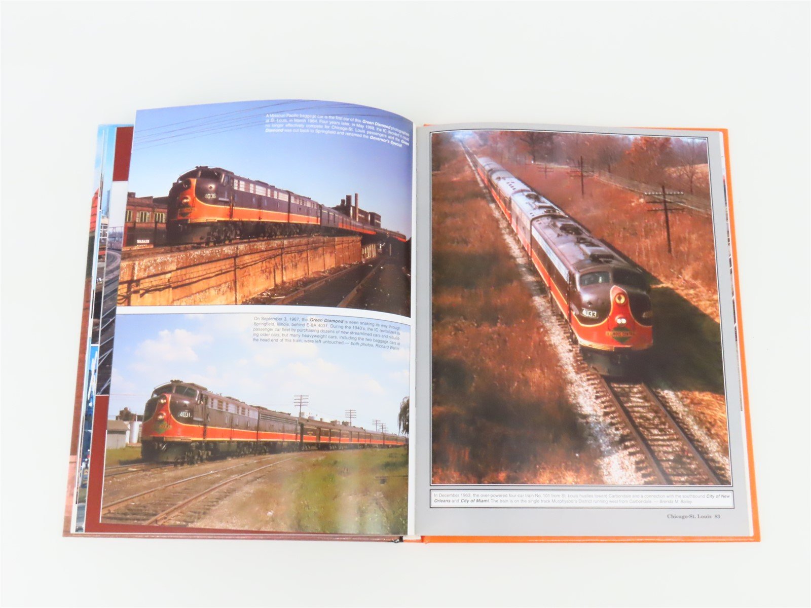 Illinois Central Color Pictorial V. One Passenger Service by Downey ©2002 HC Bk