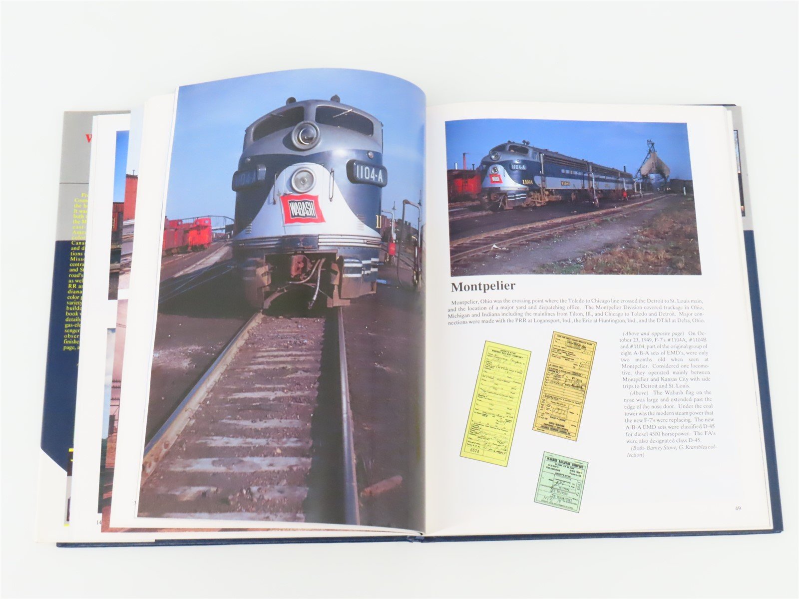 Morning Sun Books Wabash in Color by David R. Sweetland ©1991 HC Book