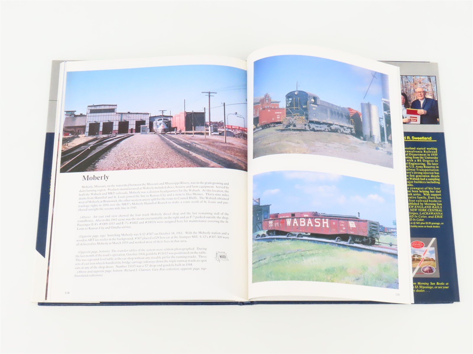 Morning Sun Books Wabash in Color by David R. Sweetland ©1991 HC Book