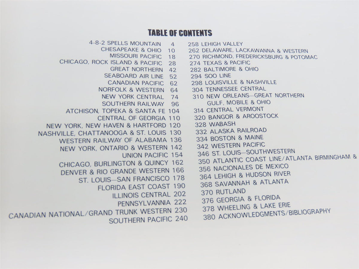 North American Steam Locomotives: The Mountains by Farrell &amp; Pearsall ©1977 Book