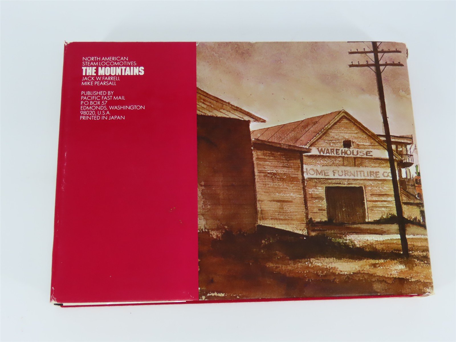 North American Steam Locomotives: The Mountains by Farrell & Pearsall ©1977 Book