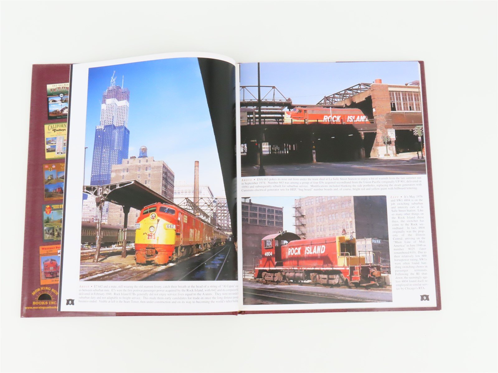 Morning Sun Books Rock Island Trackside 1960-1980 with George Strombeck HC Book