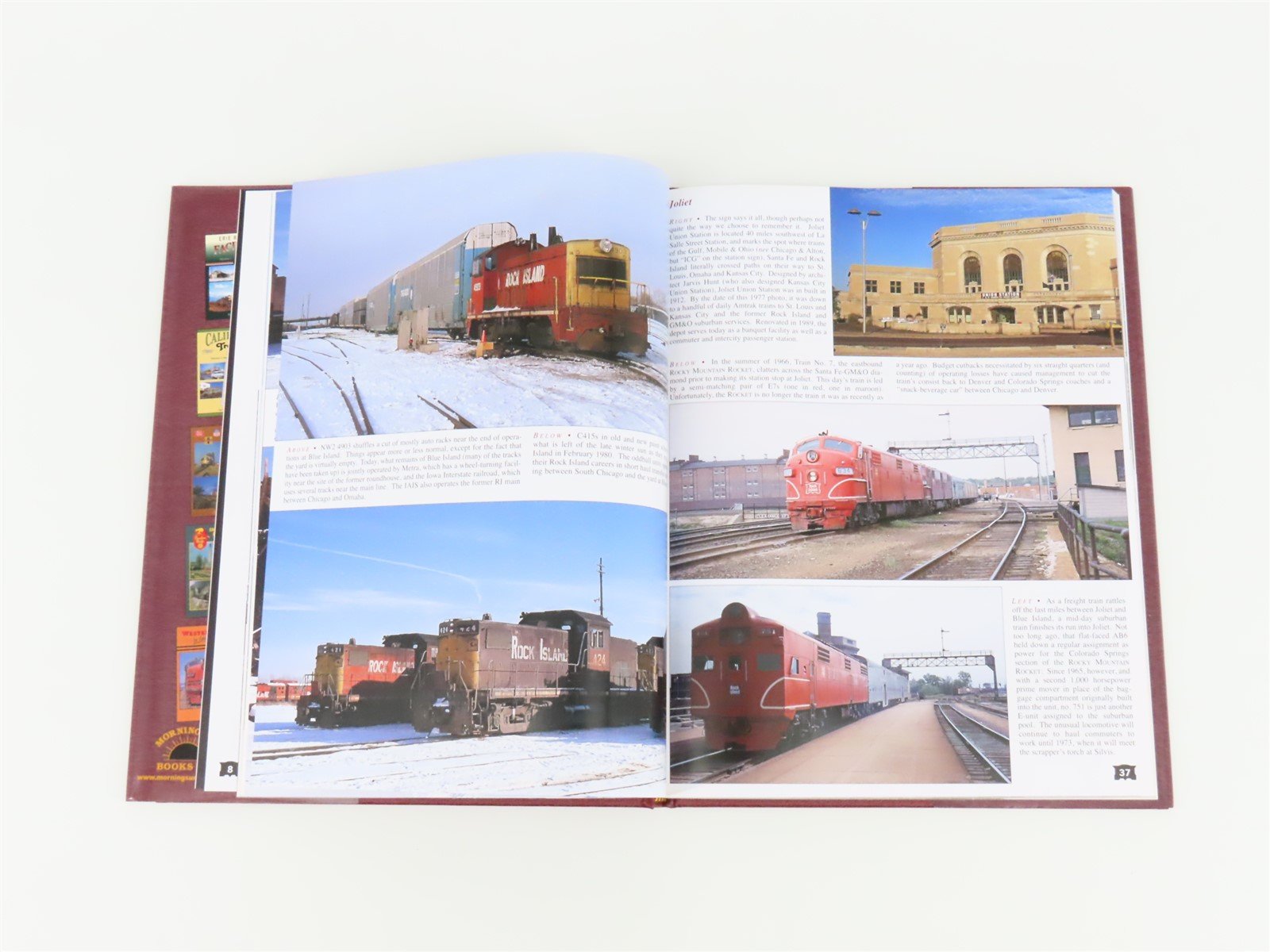 Morning Sun Books Rock Island Trackside 1960-1980 with George Strombeck HC Book