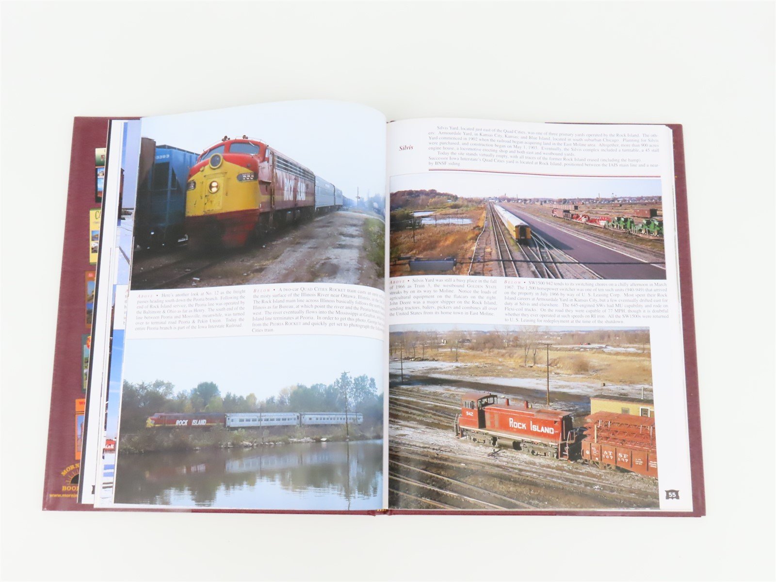 Morning Sun Books Rock Island Trackside 1960-1980 with George Strombeck HC Book