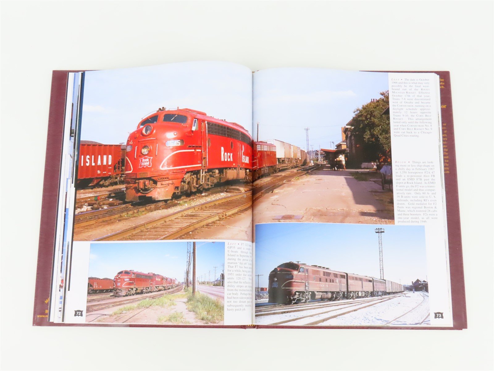 Morning Sun Books Rock Island Trackside 1960-1980 with George Strombeck HC Book