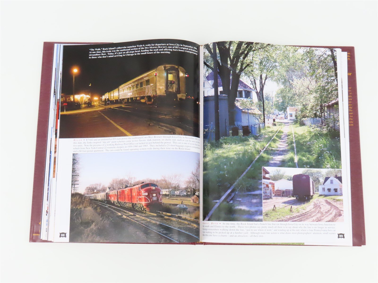 Morning Sun Books Rock Island Trackside 1960-1980 with George Strombeck HC Book